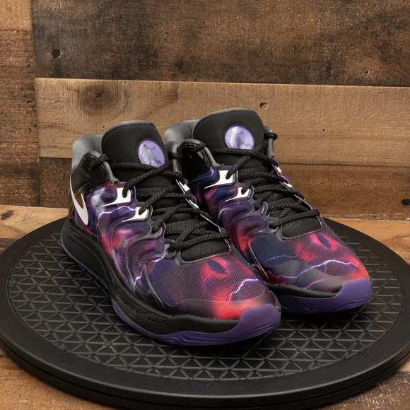 NIKE KD 17 X METRO BOOMIN NRG MENS BASKETBALL SHOES GALAXY PURPLE SIZE 8.5 - Picture 3 of 9
